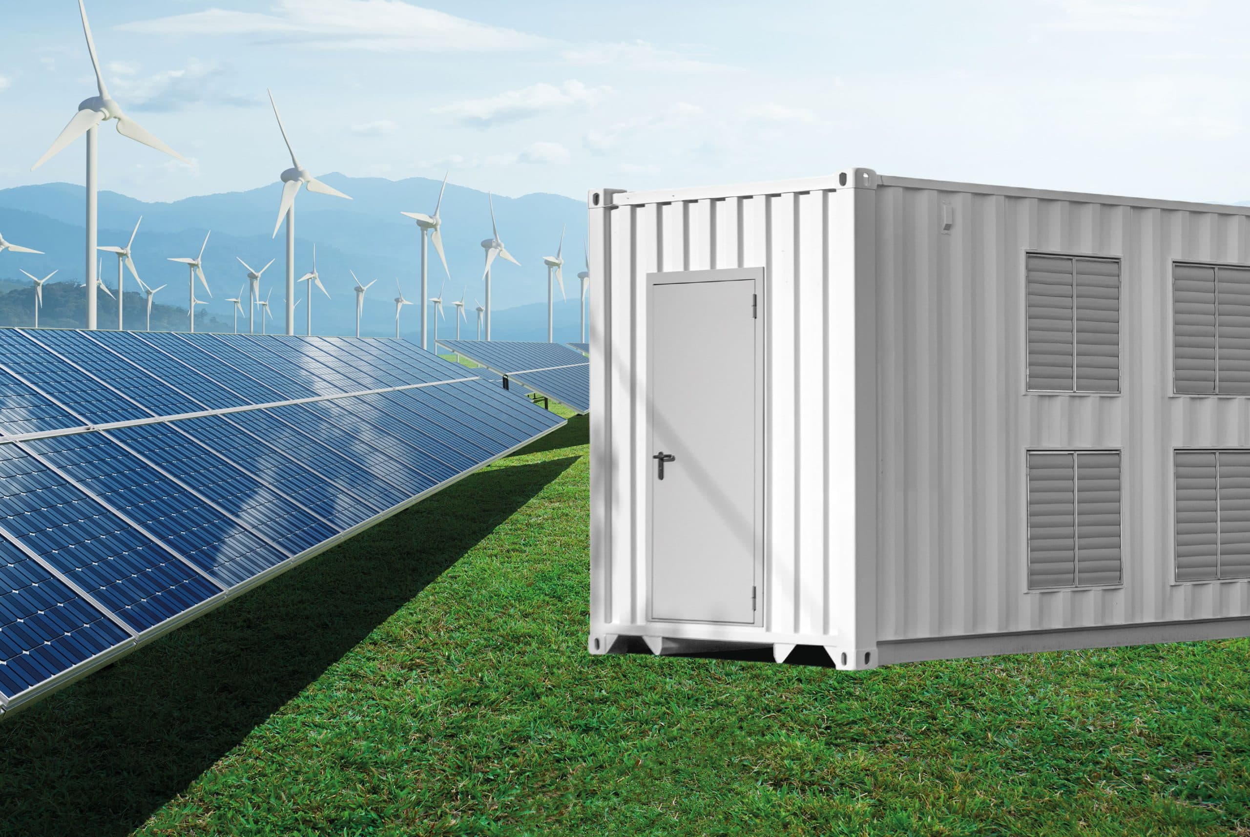 Solarriese B100 — Solar-Container 20 Fuß